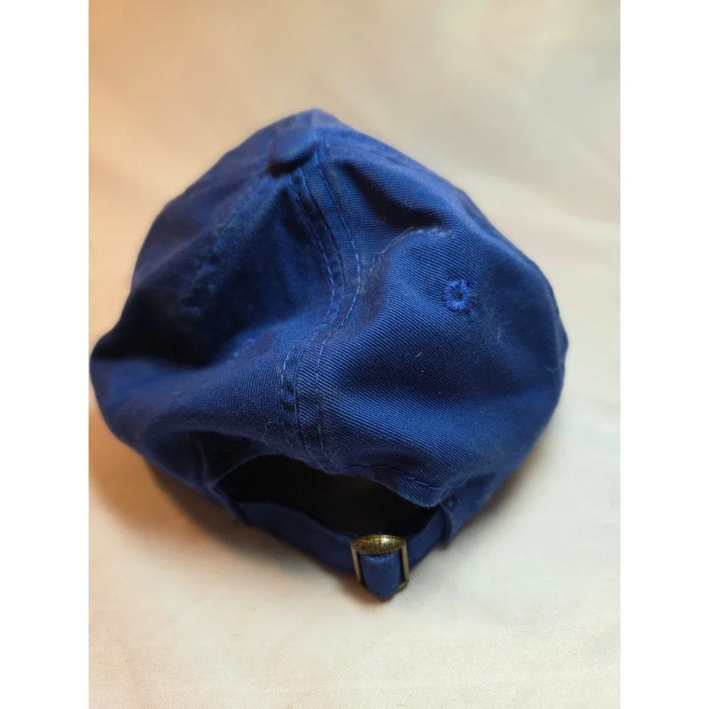 OC Sports Blue Embroidered Shield Star Logo Baseball Cap Adjustable Hat OSFM